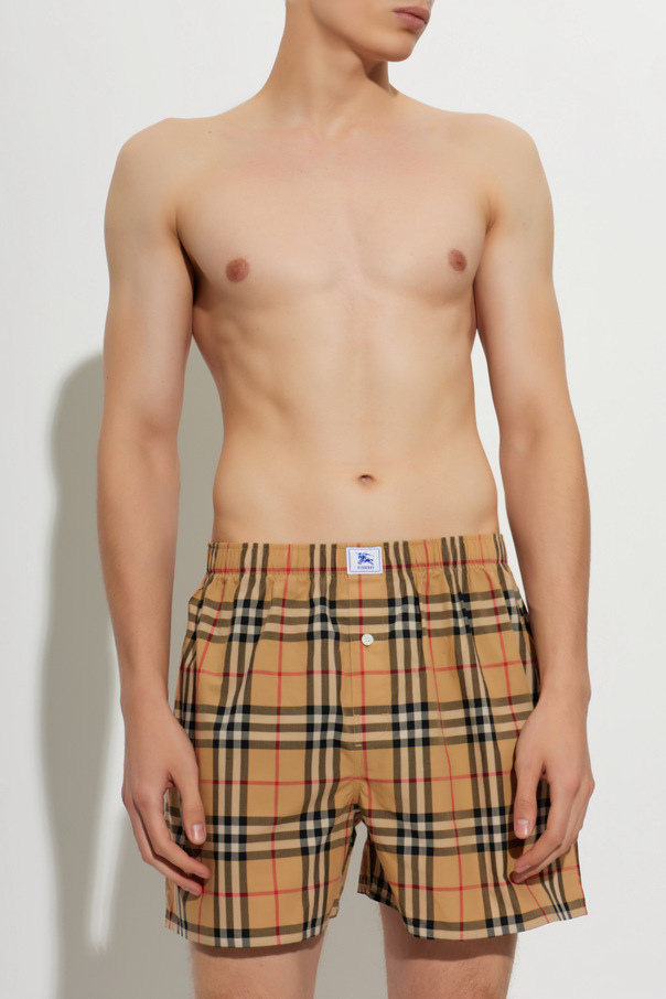 Burberry Plaid Pattern Boxer Shorts