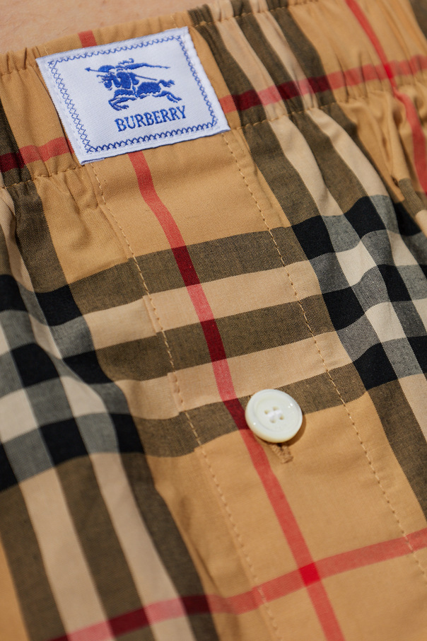 Burberry Plaid Pattern Boxer Shorts