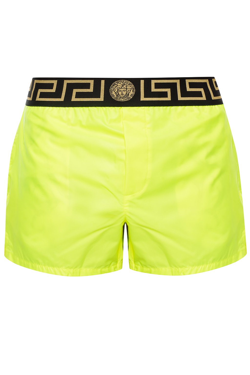 yellow versace swim shorts