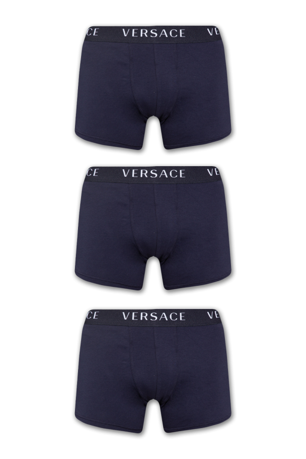 Versace Trójpak bokserek z logo