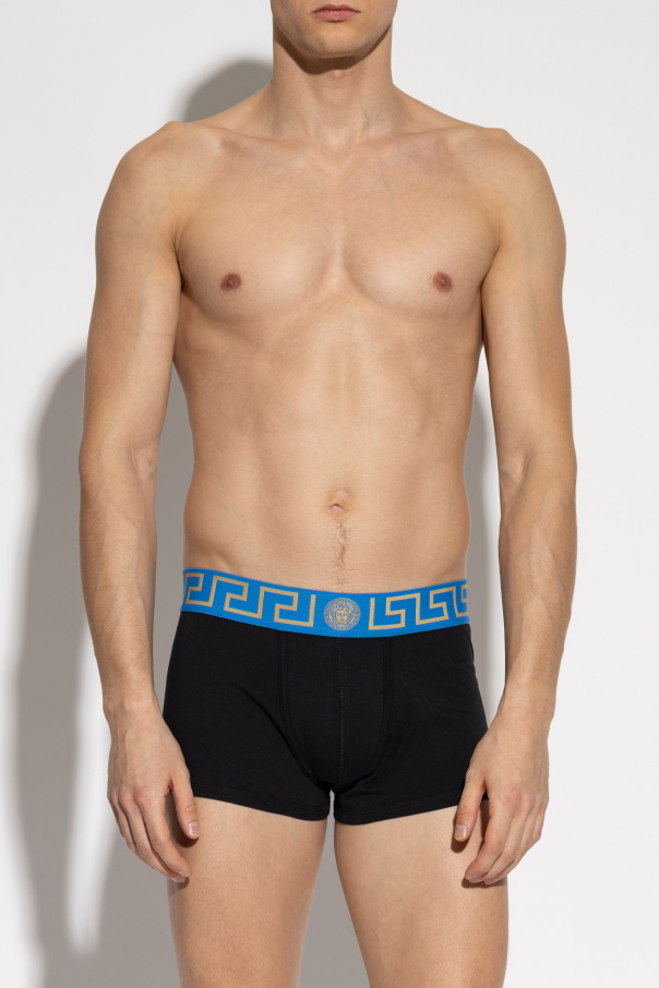 Versace Baumwollboxershorts mit Logo
