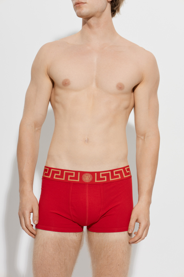Versace Bóxers de algodón con logo