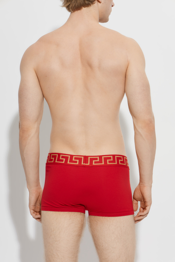 Versace Bóxers de algodón con logo