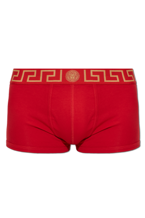 Cotton boxers with logo