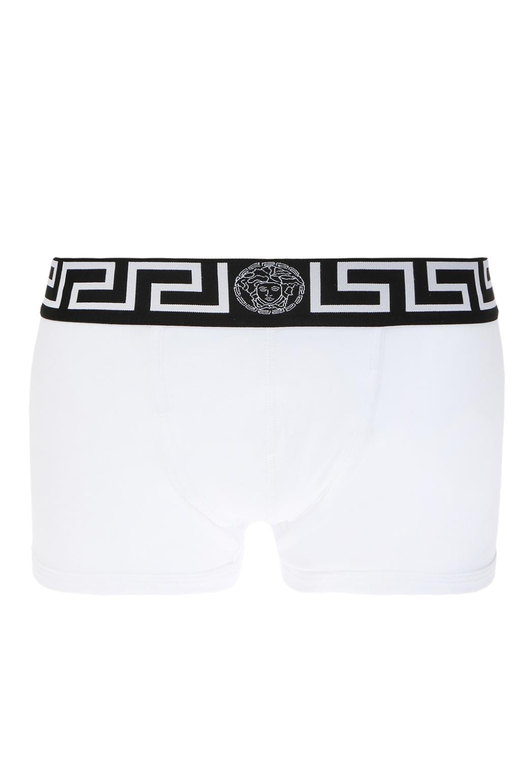 white versace boxers