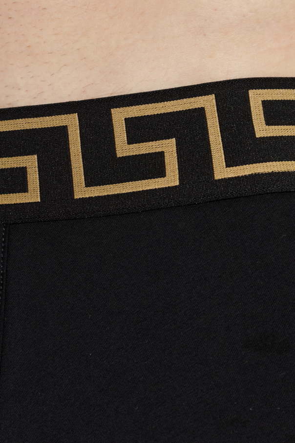 Versace Boxers de algodón con logotipo