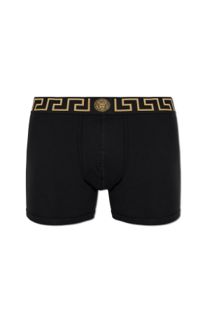 Cotton boxers with logo