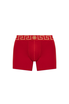 Cotton boxers with logo