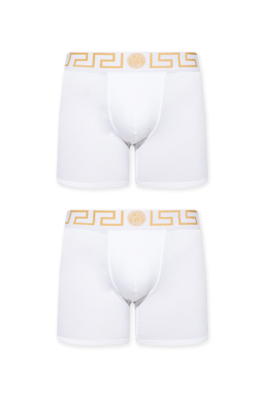 Calvin Klein Jeans Hoodie avec capuche à bande logo Blanc