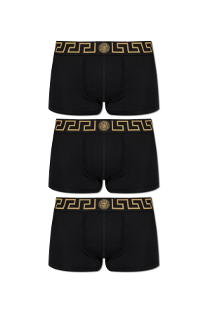 Three-pack of cotton boxer briefs