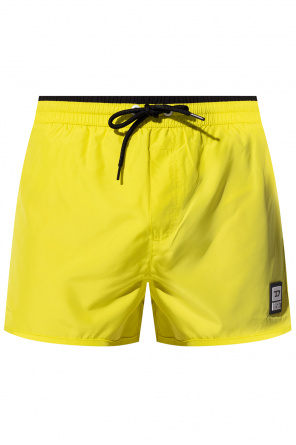 Shorts in Lederoptik Rot