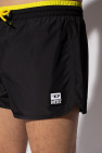 Diesel bolt print jogging shorts