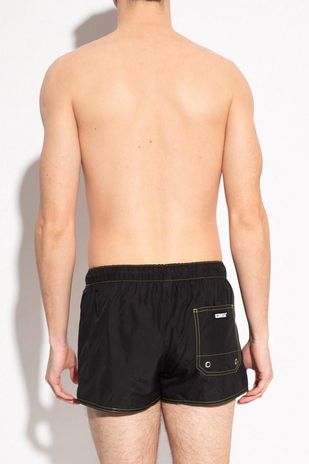 Diesel Thom Browne Shorts aus Wolle Grau