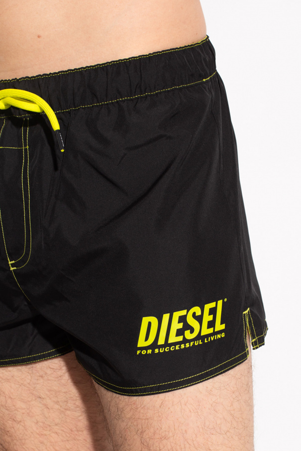 Diesel Thom Browne Shorts aus Wolle Grau