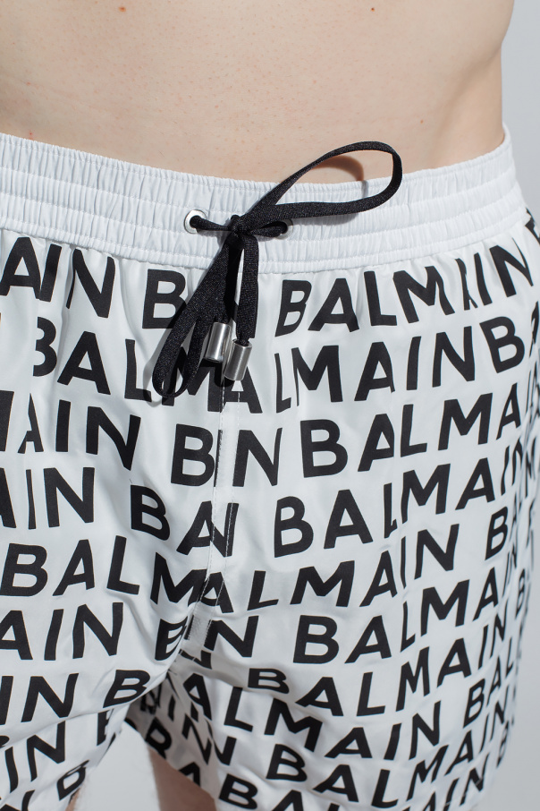 Balmain Balmain B Bold strap detail sneakers