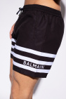 Balmain Balmain Kids metallic-effect mini skirt