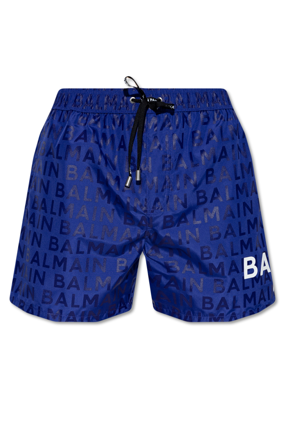 balmain zip-up Swim shorts with logo