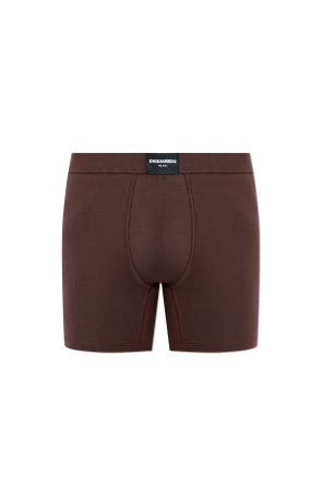 Boxers with logo patch