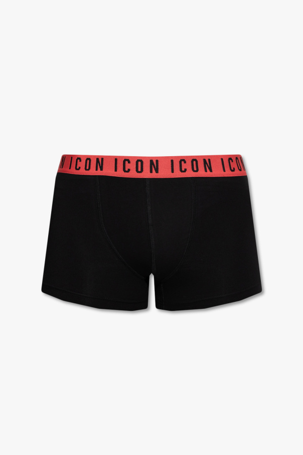 Dsquared2 BLACK Boxers with logo