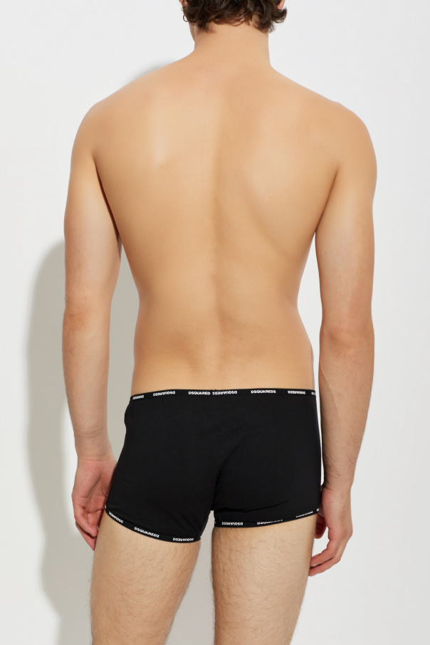 Dsquared2 Bóxers de algodón con logo