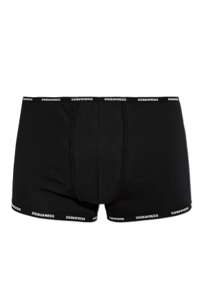 Cotton boxers with logo