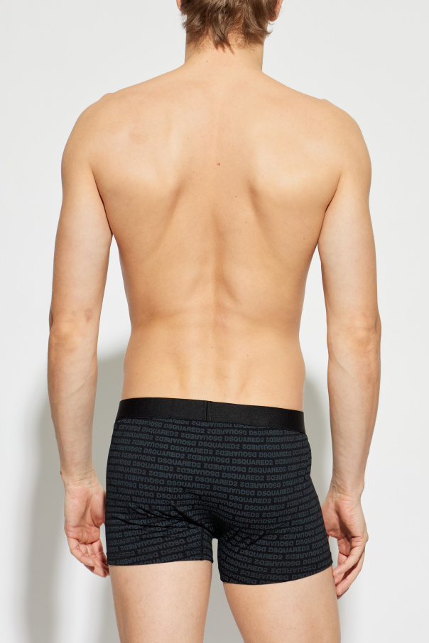 Dsquared2 Cotton boxer shorts with monogram