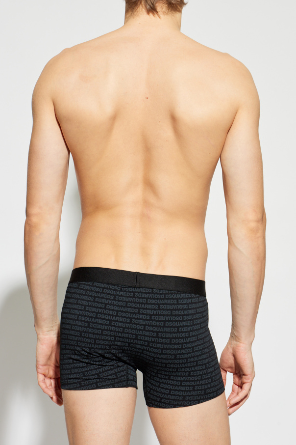 Dsquared2 Baumwoll-Boxershorts mit Monogramm