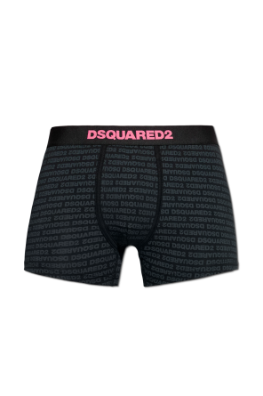 Cotton boxers with monogram