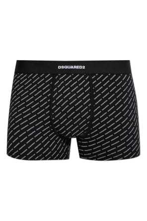 Cotton boxers with monogram