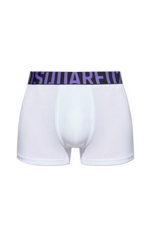 Cotton boxers with logo