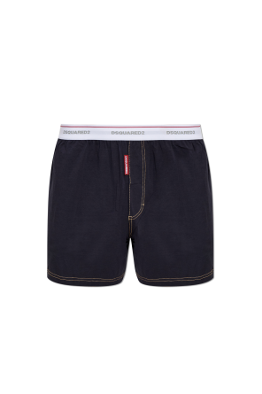 Cotton boxers with logo