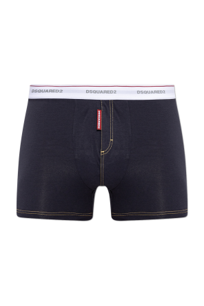 Cotton boxers with logo