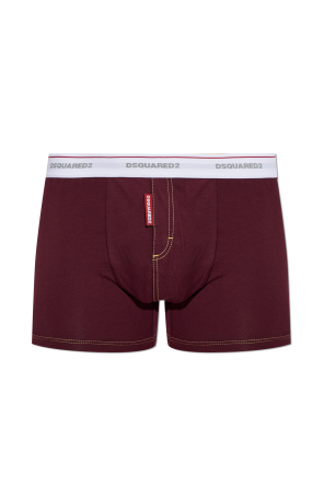 Cotton boxers with logo