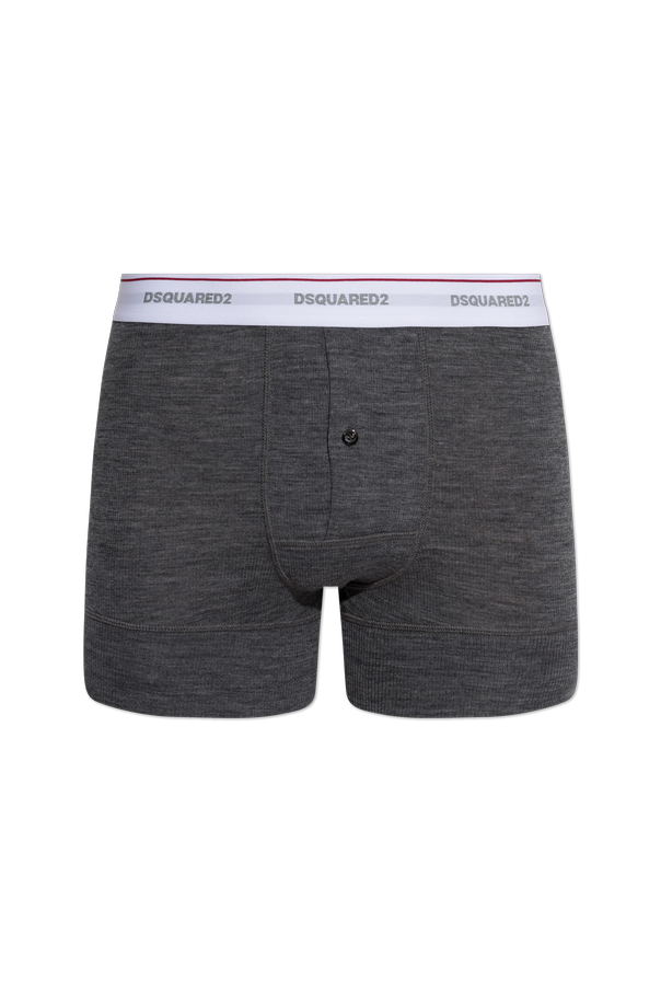 Wool boxer shorts with logo od Dsquared2