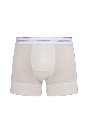 Wollboxershorts mit Logo
