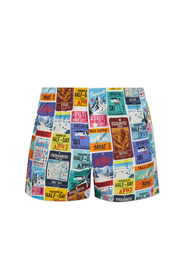 Cotton boxers with print od Dsquared2