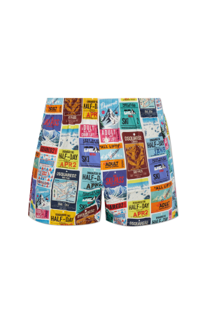 Cotton boxers with print