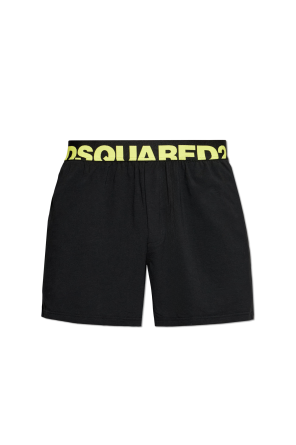 Cotton boxers with logo