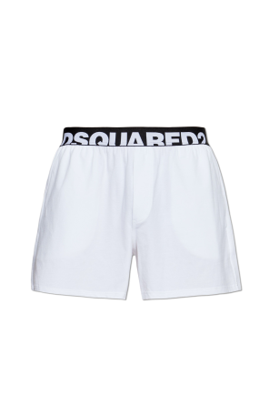 Cotton boxers with logo