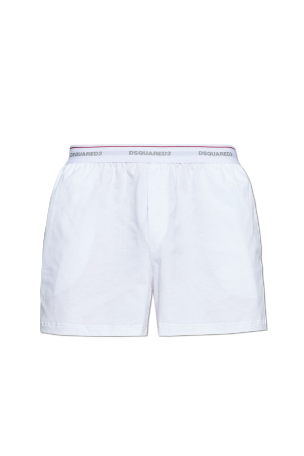 Dsquared2 Bóxers de algodón con logo