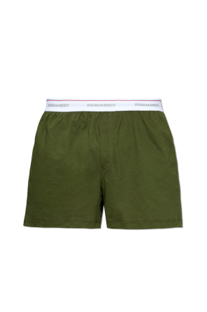 Cotton boxers with logo