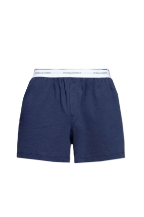 Cotton boxers with logo