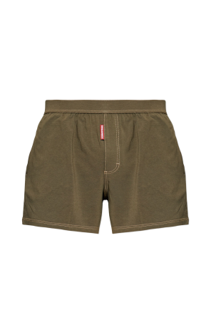 Cotton boxers with logo