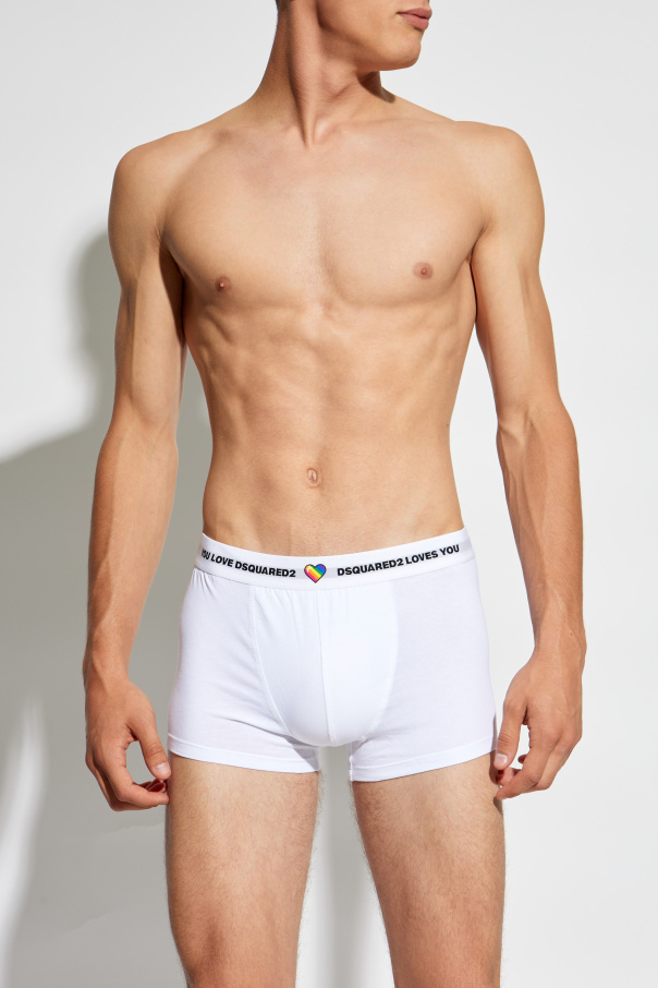 Dsquared2 Two-pack boxer briefs with logo