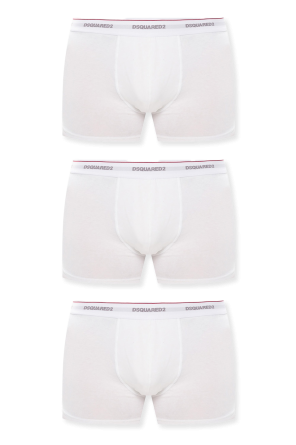 Boxers three-pack with logo