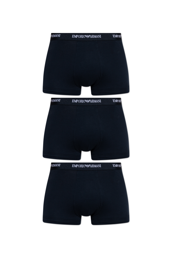 Three-pack of cotton boxer briefs od Emporio Armani