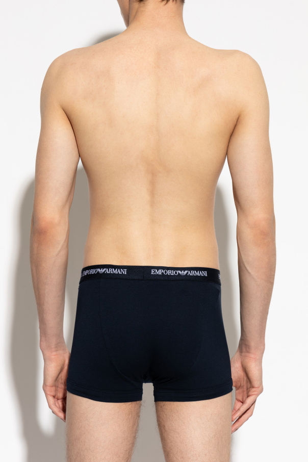 Emporio Armani Pack de três boxers de algodão