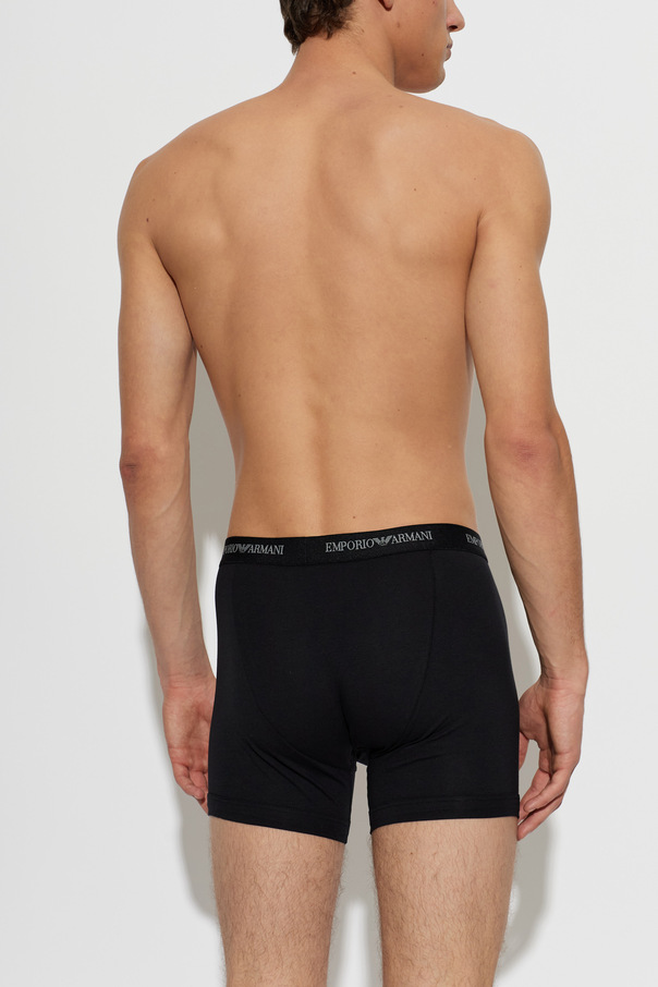 Emporio Armani Three-Pack Logo Boxer Briefs