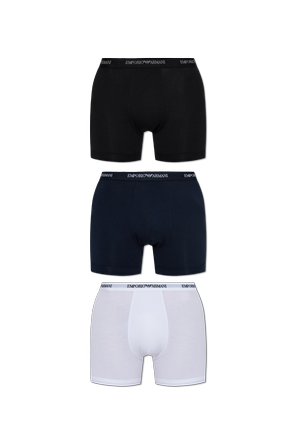 Triple pack of boxers with logo