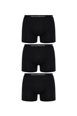 Trío de calzoncillos bóxer con logotipo